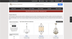 Desktop Screenshot of fredrickramondlightinglights.com